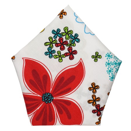 Funky Flowers handkerchief